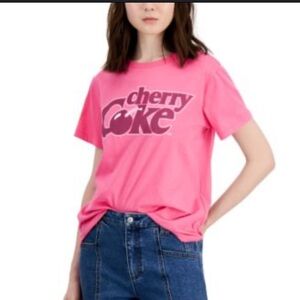 GRAYSON‎ THREADS Juniors' Cotton Cherry Coke Crewneck Tee
